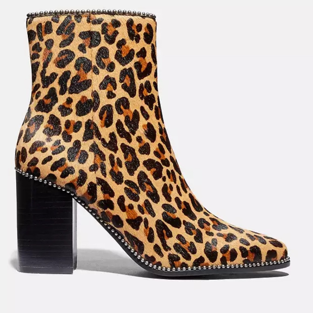 Coach DREA Beaded HairCalf Boots - Size 10 Preloved - Picture 4 of 9